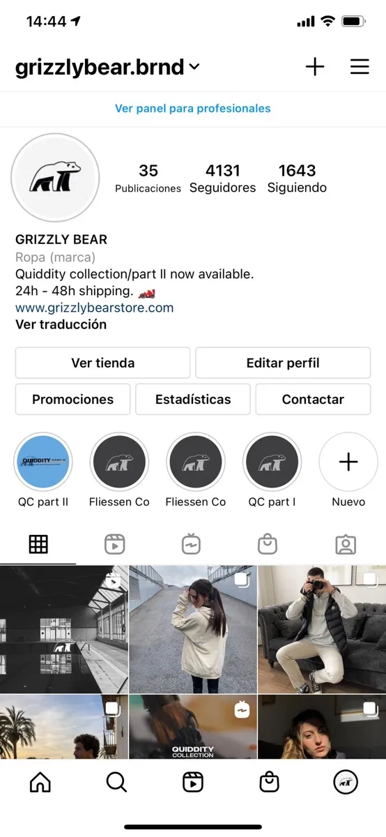 El mismo perfil un mes después, con 4.131 seguidores
